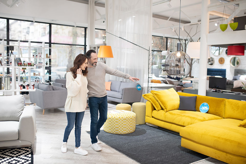 buying furniture